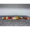 Massive Collection of Vintage Die Cast Fire Trucks 16 in total