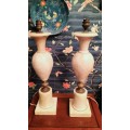Pair of Marble And Brass Table Lamps