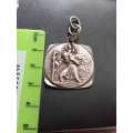 Silver St Christopher Pendant