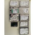 Massive Lot of HDDs**1TBs , 500GBs and even 3TB plus and SSD** Sold for parts or repair