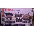 T-fal Comfort Cookware set 14 pieces