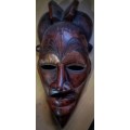 Beautiful Wooden Tikar Tribe Mask