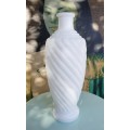 Vintage Italian Milk Glass Vase Mod DiposMade In Italy
