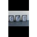 3 piece modern wall art decor -HD printed canvas framed