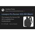 Lowepro ProRunner 200AW camera backpack