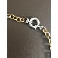 Classic 9ct gold Rollo rope chain.