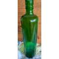 Green frosted bottle