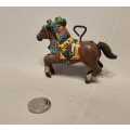 Vintage TIN PLATE Toy Horse - Made in Japan