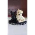 Black and White  Scotch Whisky Scottish Terrier dog bar ornament