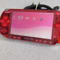 Sony psp console with memory card and charger