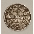 1892 Silver ZAR 1 Shilling