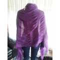 Very Feminine Purple Sheer Wrap by Woolworths  - One Size - Very Good Condition