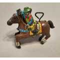 Vintage TIN PLATE Toy Horse - Made in Japan