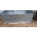 Galvanised tray, 2 available