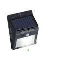 Solar powered LED wall light