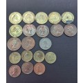 Old South African/ Suid Afrika Coins