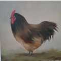 Painting of a Chicken by B. Hertzberger