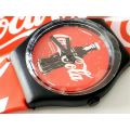 VINTAGE COCA COLA - COKE WATCH - SWATCH STYLE - OLD NEW STOCK - TOP COLLECTIBLE