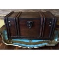 Vintage wooden jewellery box