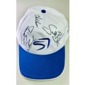 Autographed Louis Ooshuizen 57 Golf Hat(AB de Villiers, Schalk Brits, Chris Morris & Zander Lombard)