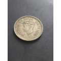 1943 India Silver Half Rupee