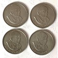 Danie Craven Rugby Medallion Set of four Medals