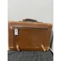 Rare: Vintage Genuine Leather Briefcase