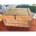 Vintage timber crate