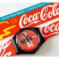 VINTAGE COCA COLA - COKE WATCH - SWATCH STYLE - OLD NEW STOCK - TOP COLLECTIBLE