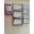 Massive HDD Lot**4 x 3.5m and 4x2.5**Untested** Sold for parts or repair