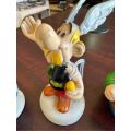 Asterix & Obelix rubber figurines ( x 4 )