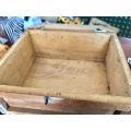 Vintage timber crate
