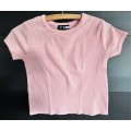 Apricot crop top t-shirt (size small RT)