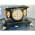 Ansonia Cast Iron Mantel Clock circa Late 1800s