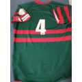 Leopards Rugby Jersey no 4 Size XL