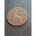 1820' Great Britain worn Half penny