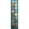 1943-1960 FARTHING COLLECTION (18COINS)