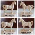 2× White Horse/Wit Perd Scotch Whisky bar ornaments