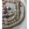 Lovely Freshwater Pearls Lot for Repairs or Jewelry Making