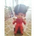 Vintage Pixie Elf Figurine made in Japan with Furry Hair