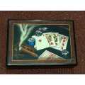 Novelty playing cards in glossy gift box- new