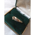 Vintage 9ct Gold And Tiger`s Claw Pendant