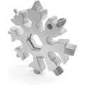 18-in-1 Snowflakes Multi-tool Stainless Steel Keychain Multi-tool