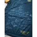 Springbok RWC 2015 Players Issue Match Jersey vs USA signed by Team!!!