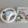 Mario Kart Nintendo Wii +steering wheel