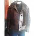 Brown MINK Jacket with Chocolate Brown Satin Lining - Size M/10/34 -  Stunning Vintage Condition