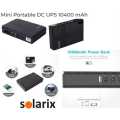 Solarix 10400mAH Micro UPS-Runs Router And Fibre
