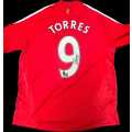 Liverpool Torres number 9 signed with certificate