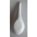 White Chinese soup spoon