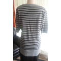 KNITTED STRIPED TOP BY IMAGE - LIKE NEW